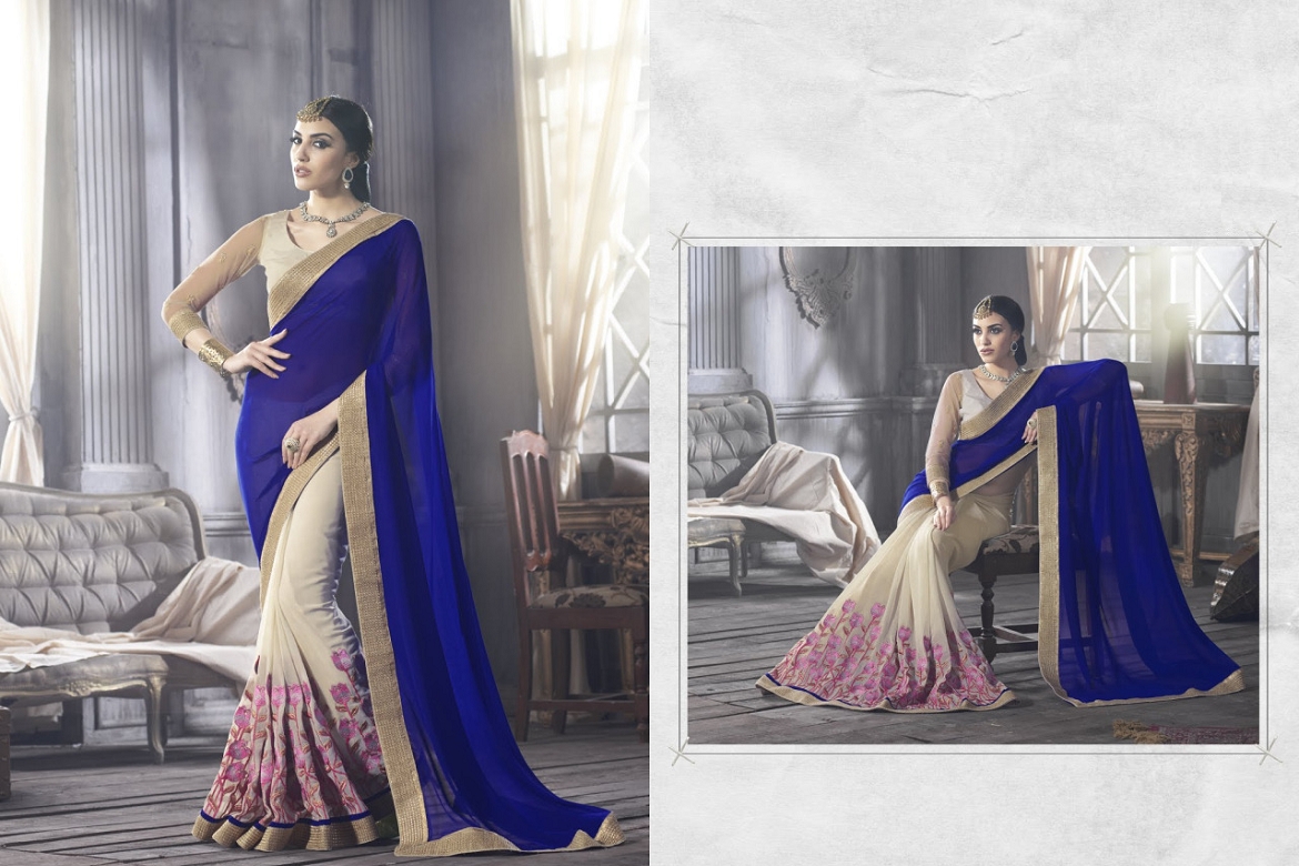 The Saree - it covers the right amount and exposes the right amount